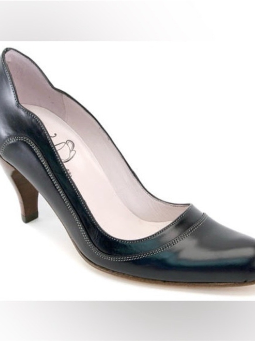 John Fluevog Teapot Oolong Black Pumps Shoes size 7